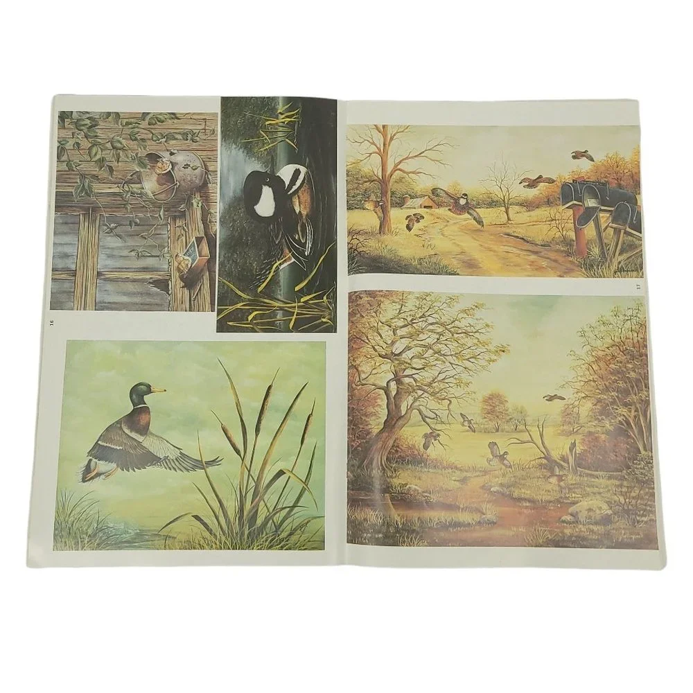 Vintage Painting Books Lot Of 3 Seascapes Landscapes Flowers Wildlife Nature Art